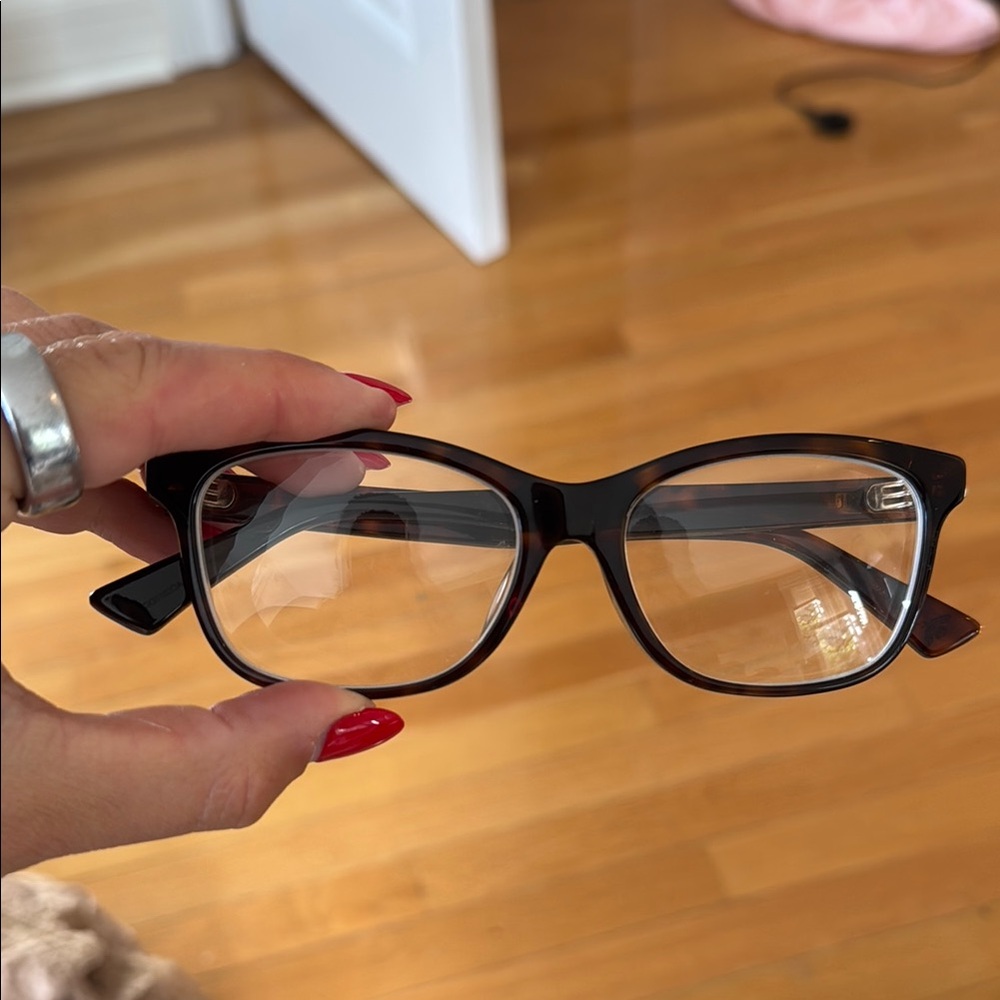 Gucci GG0162OA 002 55 Tortoiseshell Eyewear